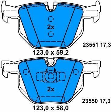 Buy Fire Insulation 34216769105 Car Brake Pad Fatigue Resistant For BMW X1 E84 online manufacture