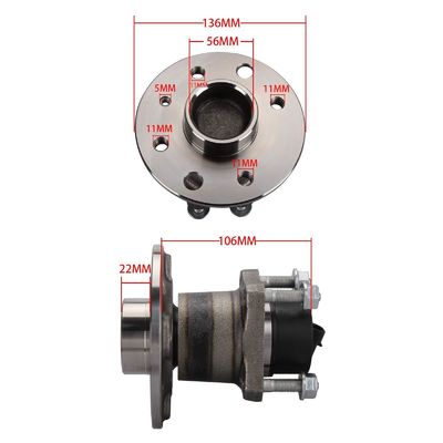 1604003 Transmission Parts Wheel Hub