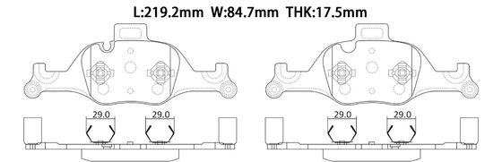 34106888482 BMW Brake Pad