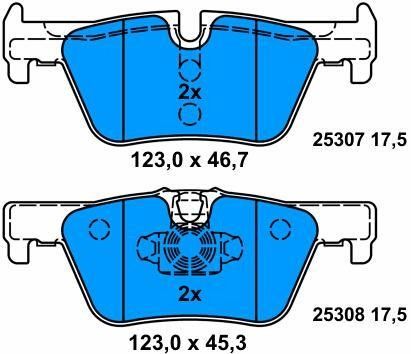 34216850569 Car Brake Pad Replacement For BMW 1 F20 And 2 Coupe F22 Auto Brake System