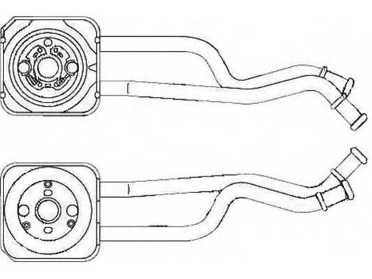 036117021G Engine Parts Oil Cooler