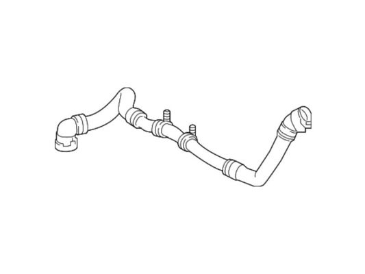 2575012800 Engine Parts Cooling Water Pipe