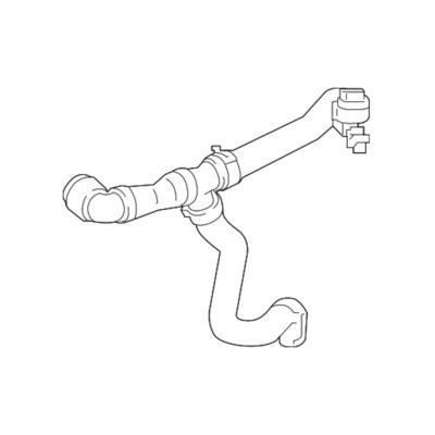 2575011900 Engine Parts Cooling Water Pipe
