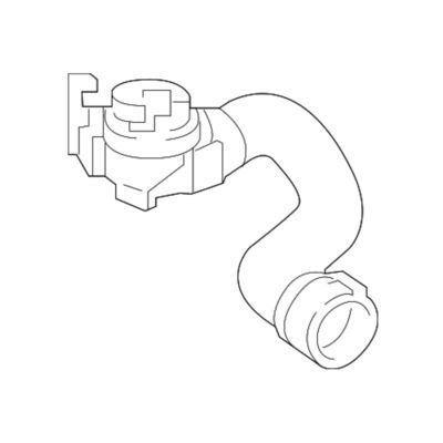 2385011200 Coolant Reservoir Overflow Hose Flexible For Engine Cooling Radiator