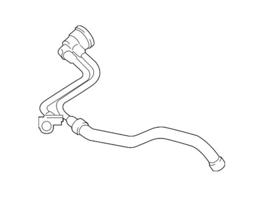 2575010100 Engine Parts Cooling Water Pipe for