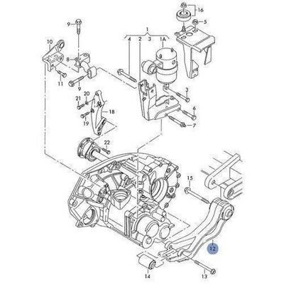 7D0399207B* Transmission Parts Transmission Mount