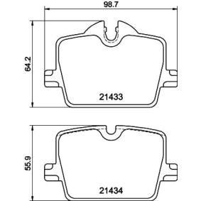 BMW 34206888832 Chassis Parts Brake Pad Set